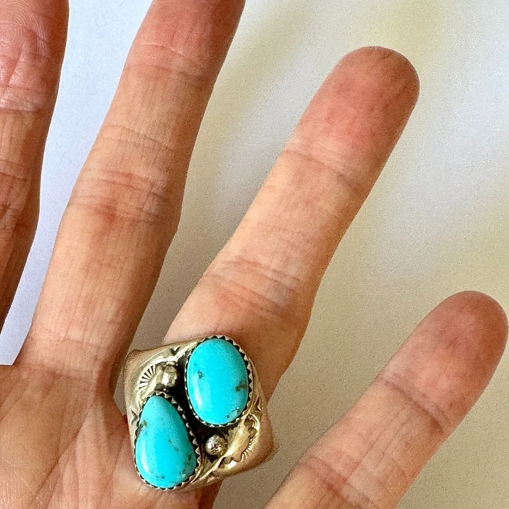 Native American Navajo Indian Turquoise Jewelry handmade by